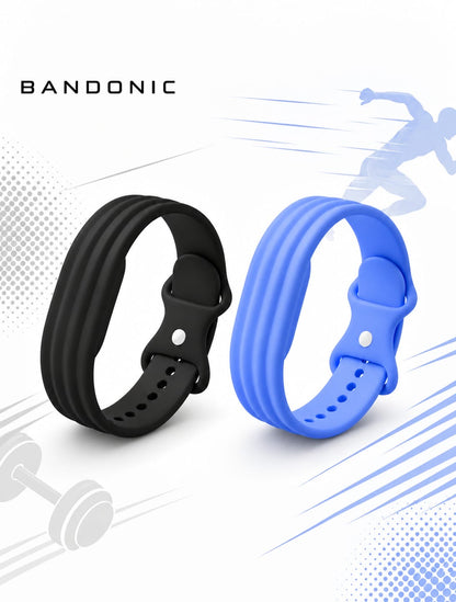 Black and Lavender Combo for Google Fitbit Air