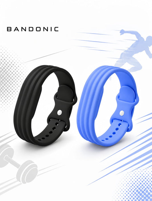 Black and Lavender Combo for Google Fitbit Air