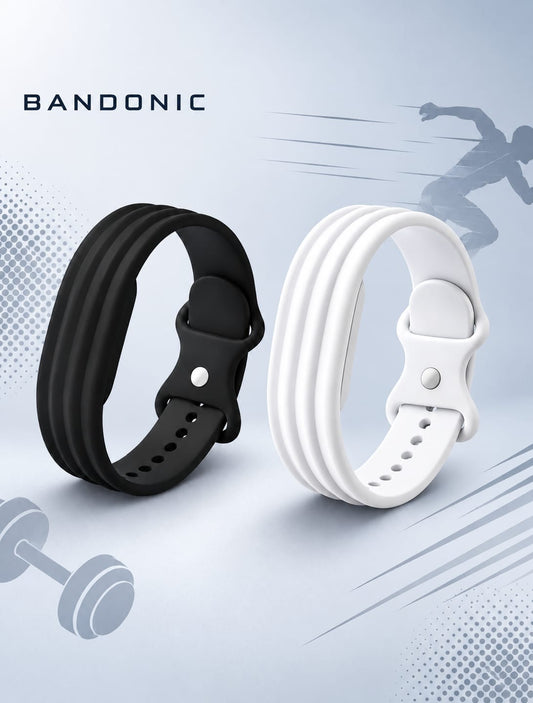Black and White Combo for Google Fitbit Air